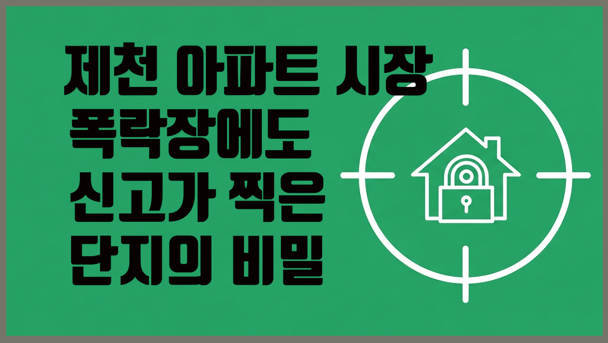 제천시 아파트 분석 대표 이미지