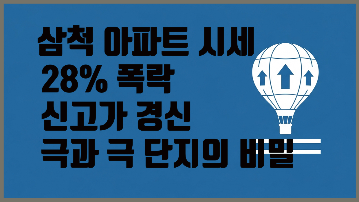 삼척시 아파트 분석 대표 이미지