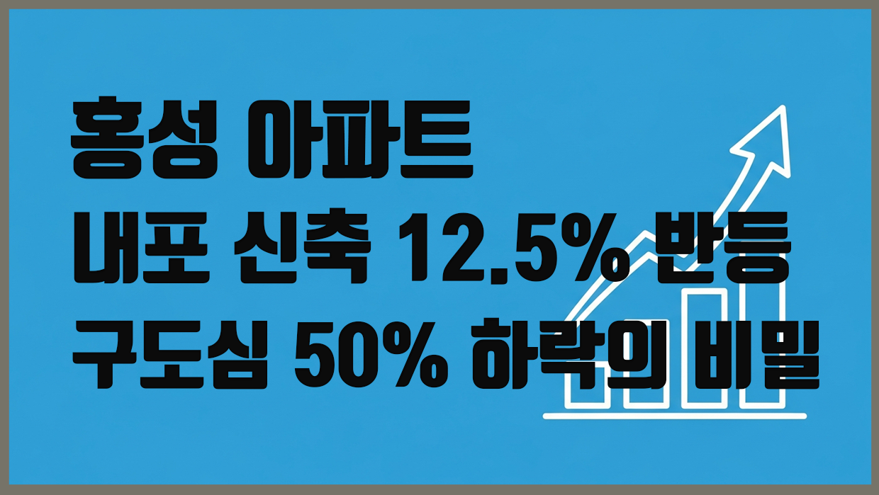 홍성군 아파트 분석 대표 이미지