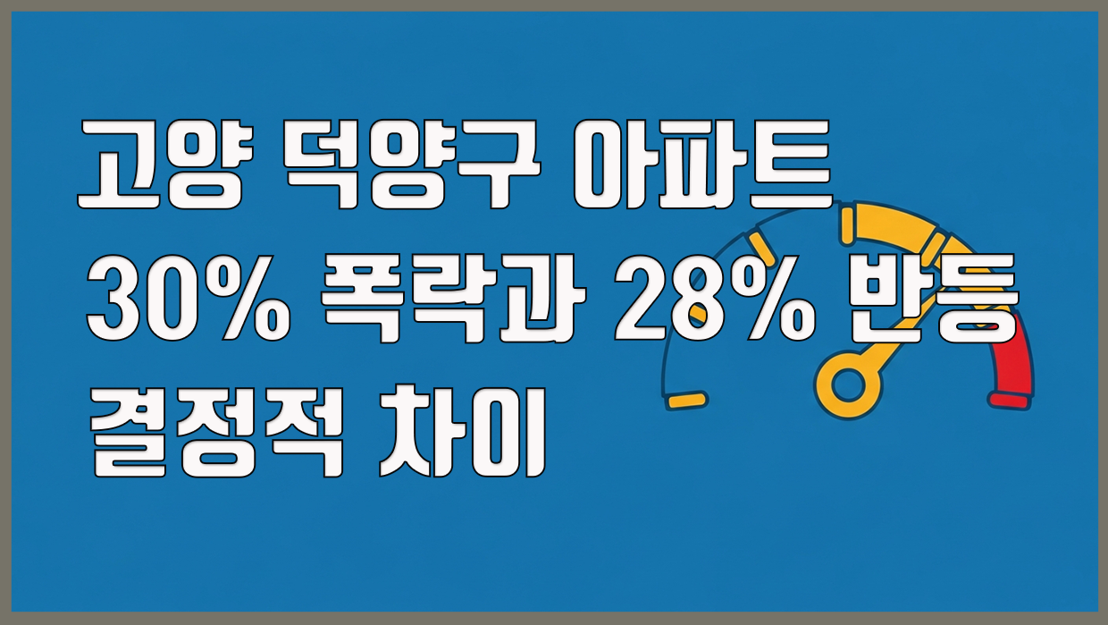 고양시 덕양구 아파트 분석 리포트 대표 이미지
