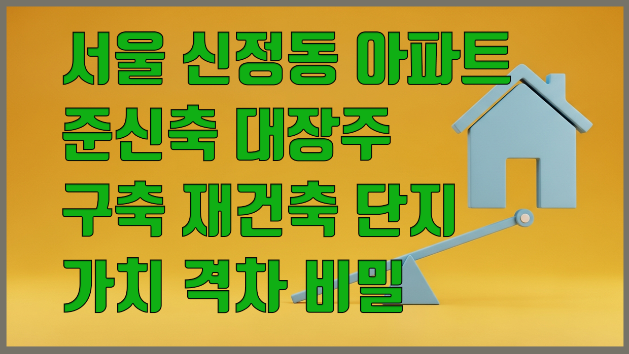 양천구 신정동 아파트 분석 대표 이미지