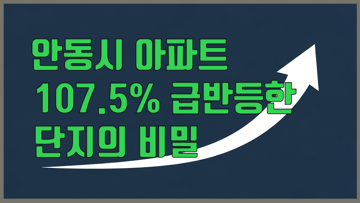 안동시 아파트 분석 대표 이미지