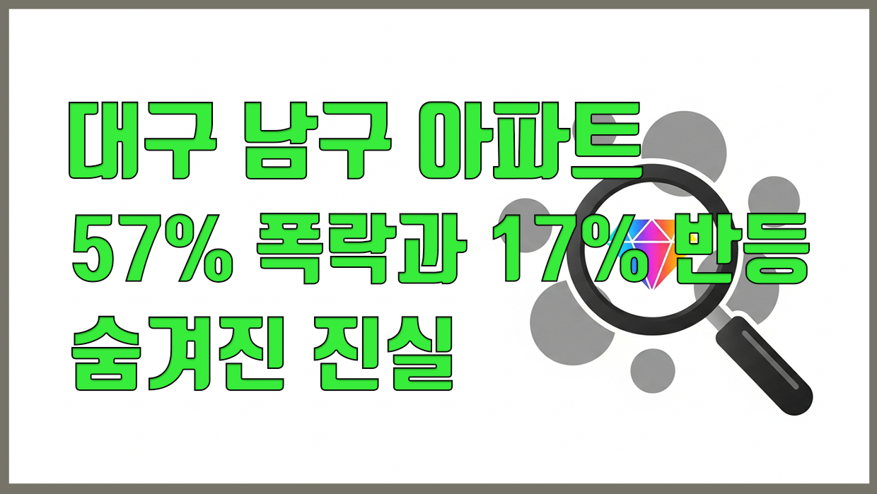 대구 남구 아파트 분석 대표 이미지