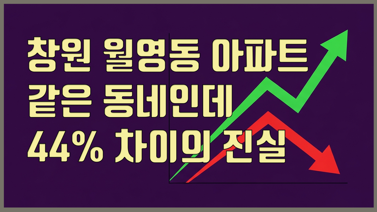 창원 월영동 아파트 분석 대표 이미지