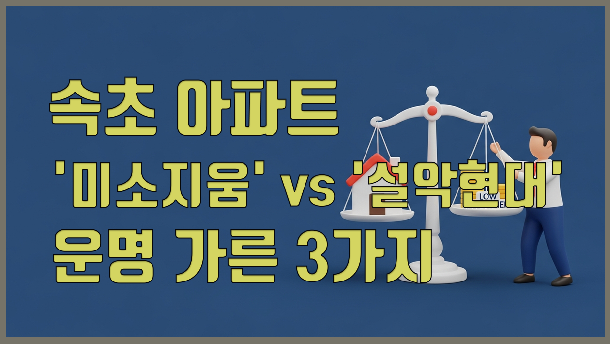 속초시 아파트 분석 대표 이미지