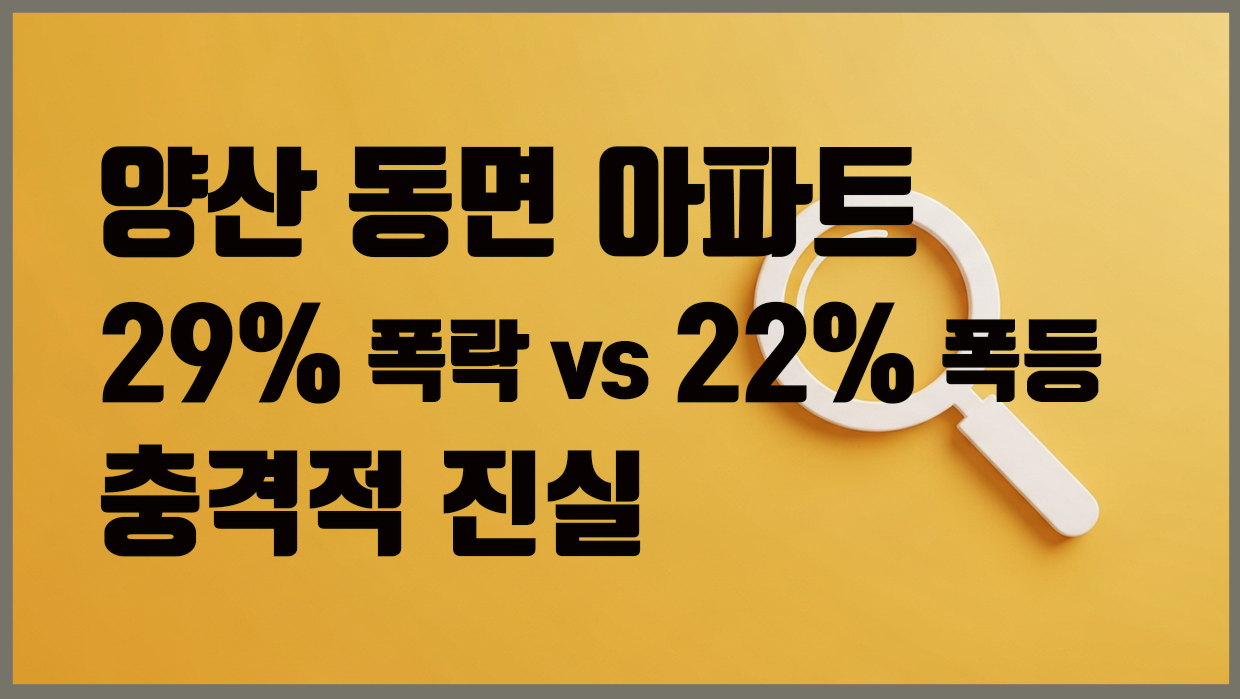 동면 아파트 분석 대표 이미지