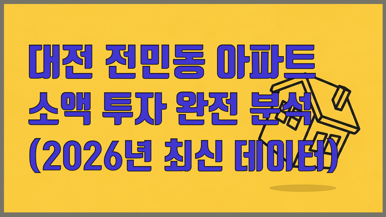 전민동 아파트 분석 대표 이미지