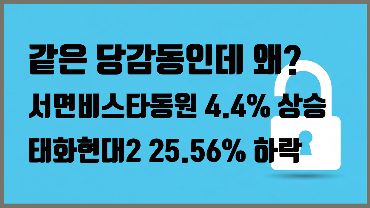 당감동 아파트 분석 대표 이미지