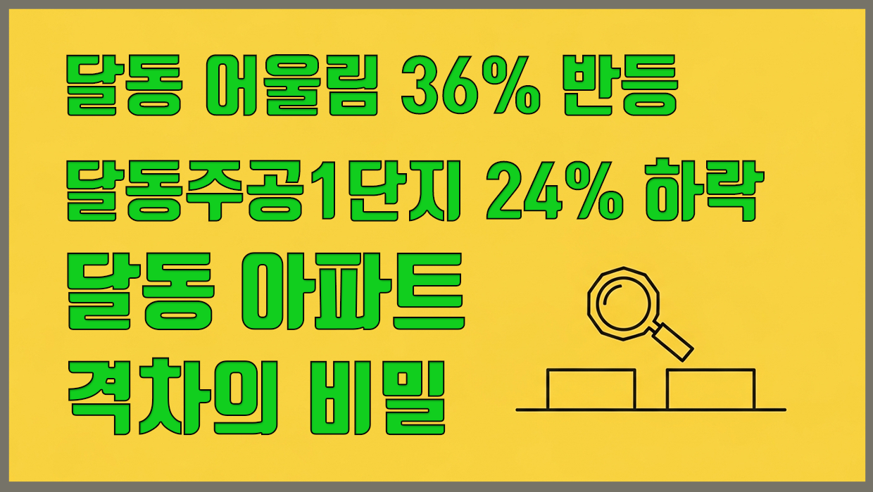 달동 아파트 분석 대표 이미지