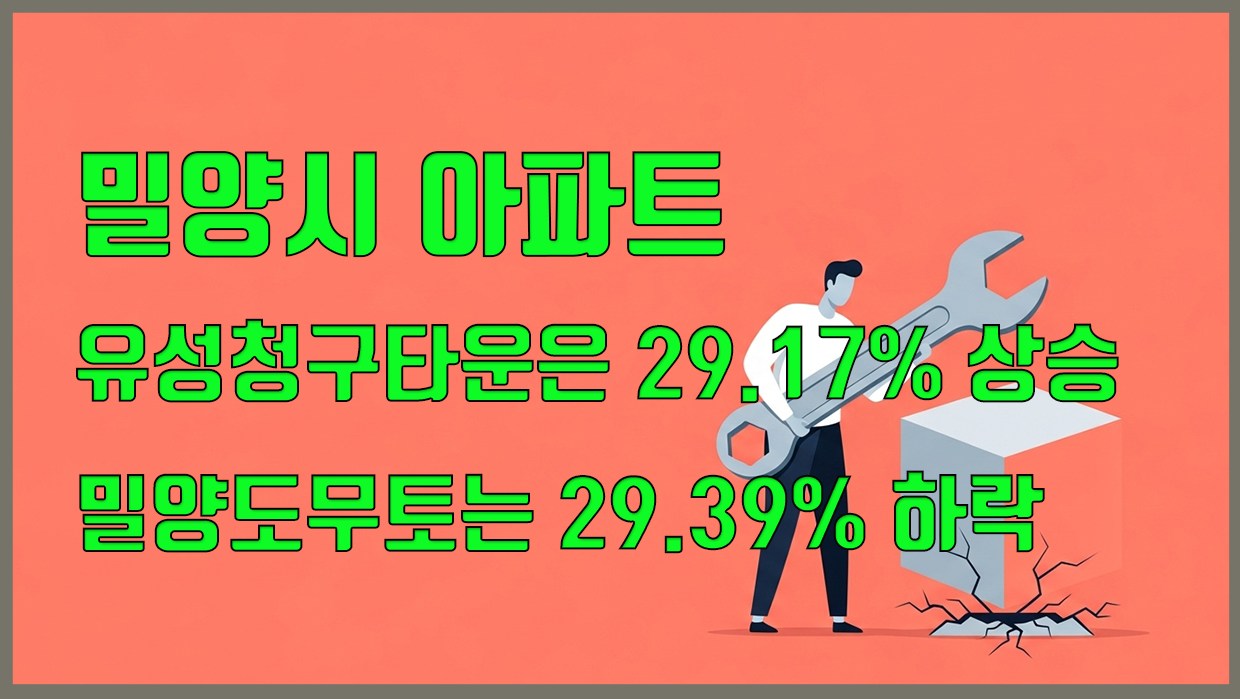 밀양시 아파트 분석 대표 이미지