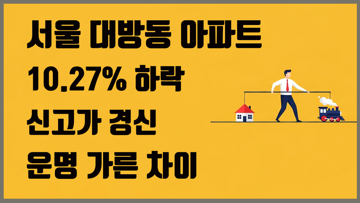 대방동 아파트 분석 이미지