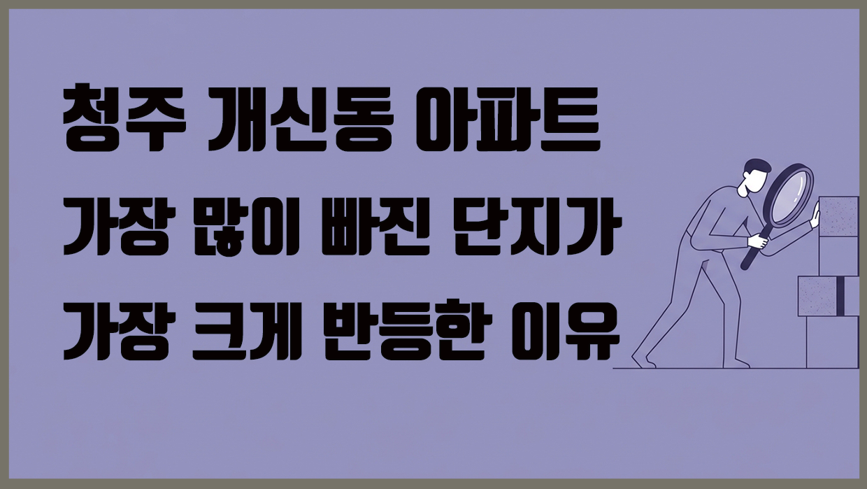 개신동 아파트 분석 대표 이미지
