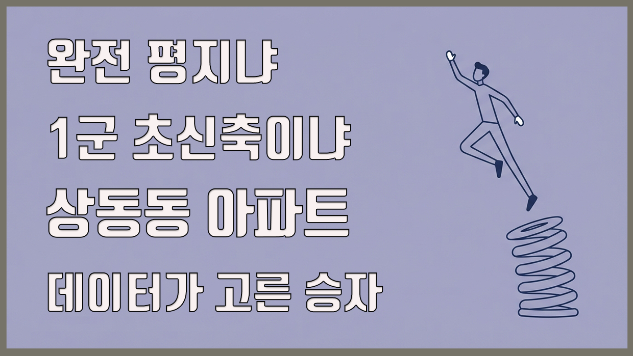 상동동 아파트 분석 대표 이미지